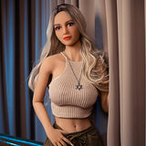 Capri-168cm/5ft 2 Large Breast Silicone Head Sex Doll