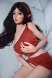 Elsababe - Kelsi 150cm/4ft 11 Medium Breast Movable Jaw Silicone Sex Doll