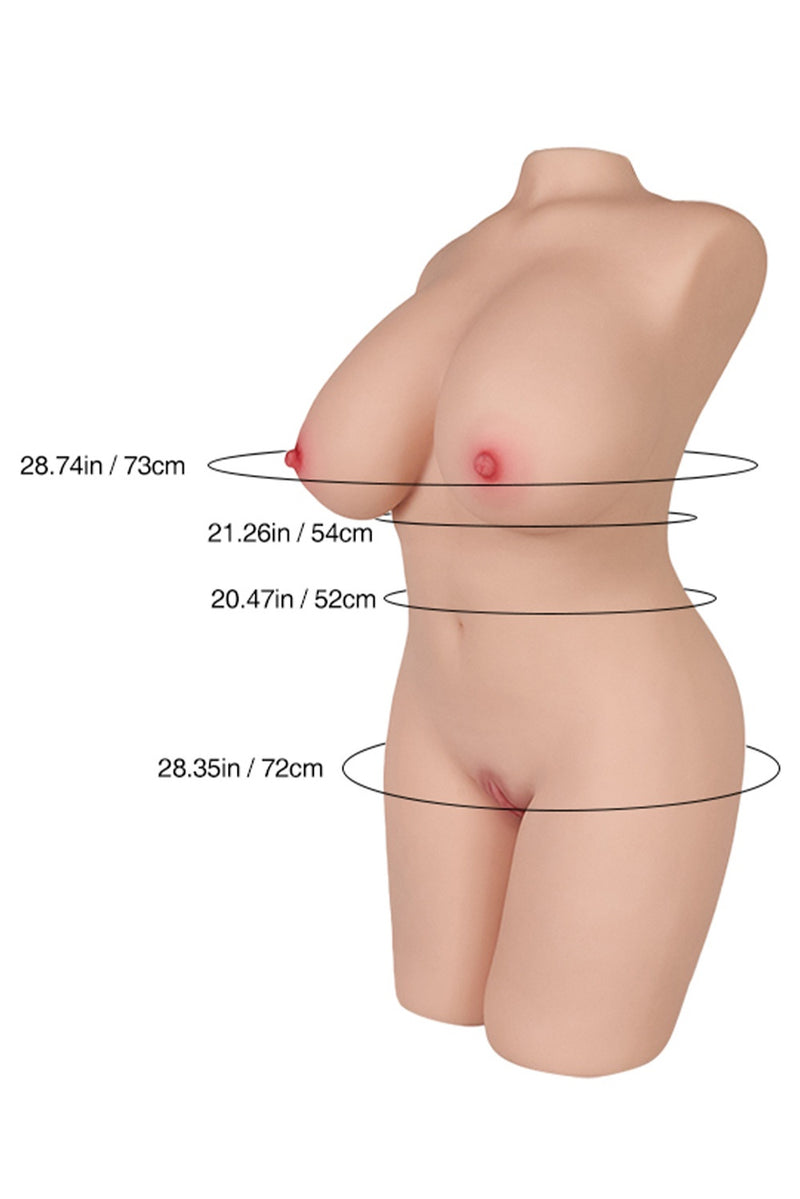 Tantaly - Melisa 150cm/4ft 11 Large Breast Torso TPE Sex Doll