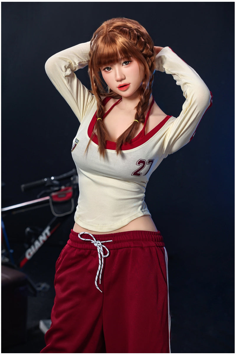 Orange In - Minerva 168cm/5ft 6 Medium Breast Movable Jaw Silicone Sex Doll