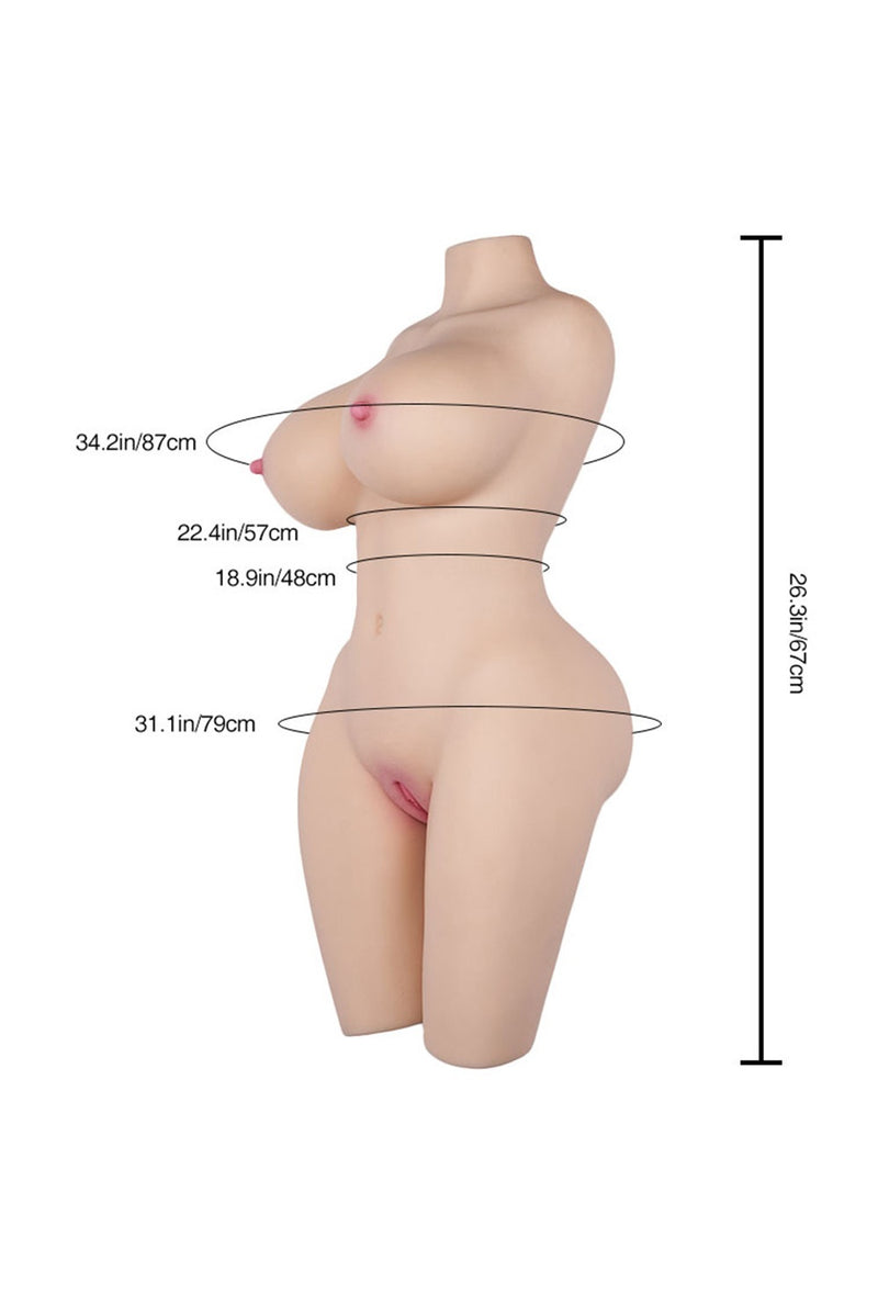 Tantaly - Ginny 150cm/4ft 11 Medium Breast Torso TPE Sex Doll