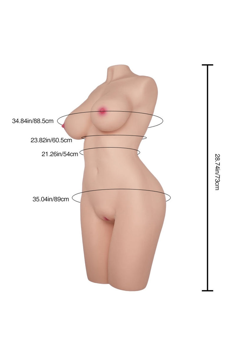 Tantaly - Ludie 150cm/4ft 11 Medium Breast Torso TPE Sex Doll