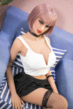 Emmeline-158cm/5ft 2 Large Breast Silicone Head Sex Doll