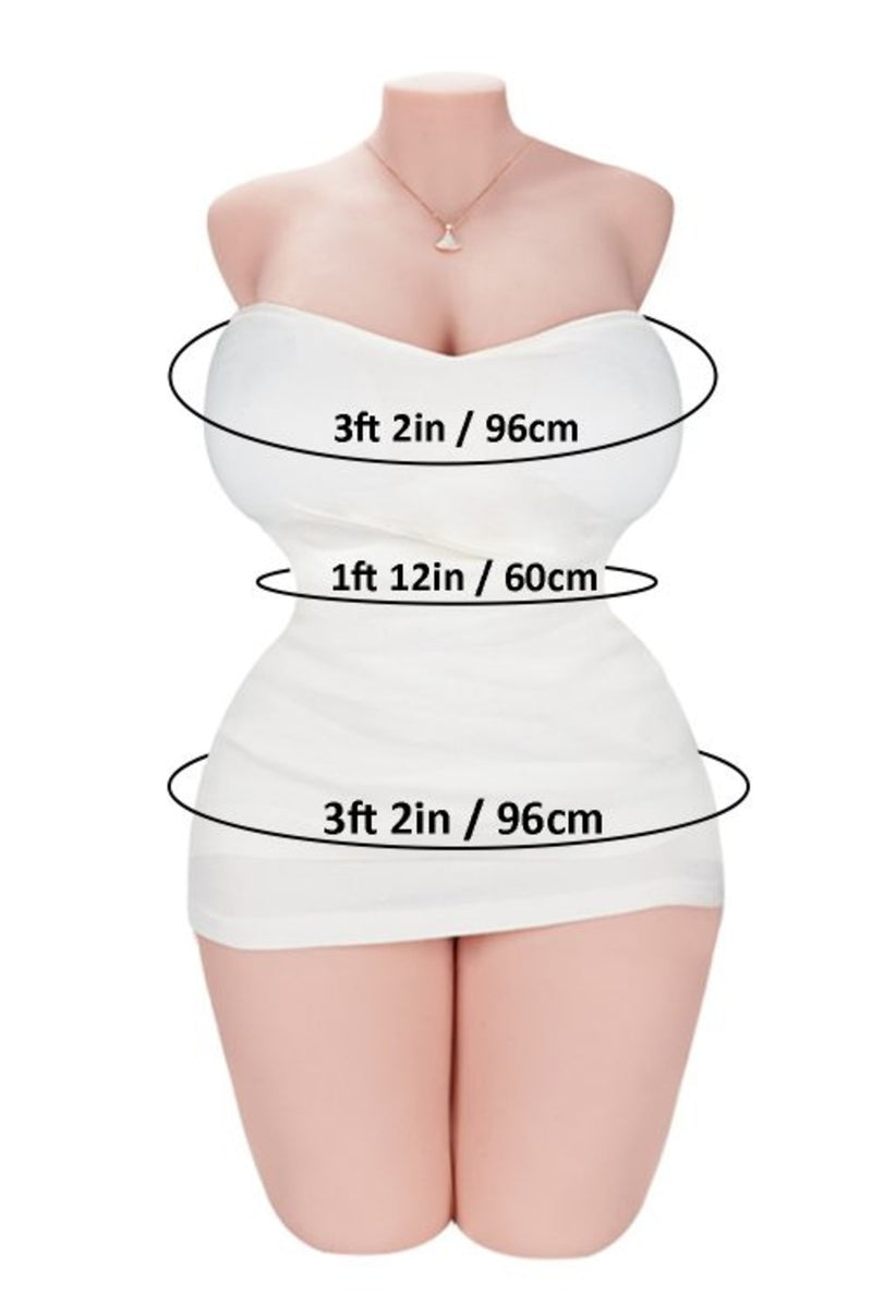 Tantaly - Latesha 150cm/4ft 11 Large Breast Torso TPE Sex Doll