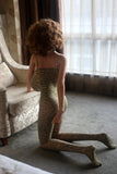 SY Doll - Jerica 156cm /5ft2 Huge Papaya Breast Sex Doll With Blonde Curly Hair ( In stock US)