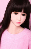 SY Doll - Bernadette 5ft1/155cm Ultra Cute Flat Chest TPE Sex Doll With Black Hair(Customized)