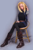 Elsababe - Kamilah 150cm/4ft 11 Medium Breast Movable Jaw Silicone Sex Doll