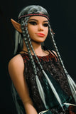 SY Doll - Margorie 5ft1/155cm Ultra Flat Chest Elf Sex Doll With Gray Hair (Customized)