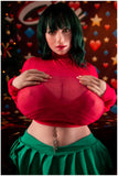 Climax Doll - Courtney 150cm/4ft 11 Huge Breast Torso Movable Jaw Silicone Head Sex Doll