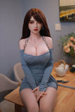 JY - Mireille 160cm/5ft 3 E-cup Silicone Head Sex Doll