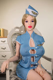 Davina-168cm/5ft 2 Large Breast Silicone Head Sex Doll