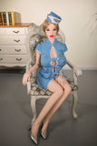 Davina-168cm/5ft 2 Large Breast Silicone Head Sex Doll