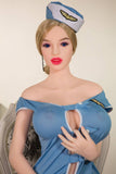 Davina-168cm/5ft 2 Large Breast Silicone Head Sex Doll