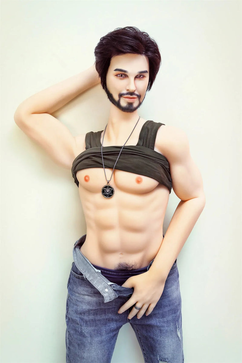 SY Doll - Parker 162cm /5ft 4 Enthusiastic Bearded Style Male Sex Doll(Customized)