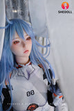 SHEDOLL - Megan 168cm/5ft6 D-Cup Silicone Head Sex Doll