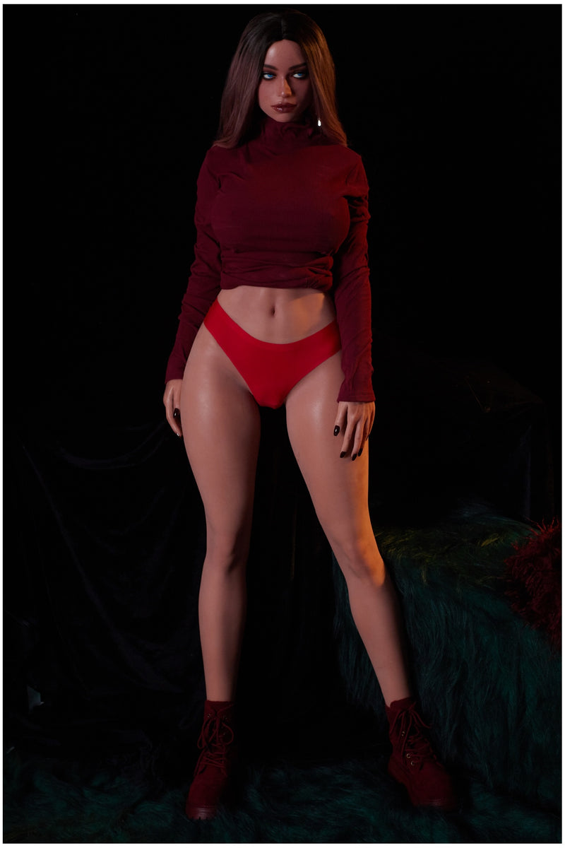 Climax Doll - Keva 163cm/5ft 4 Large Breast Movable Jaw Silicone Sex Doll